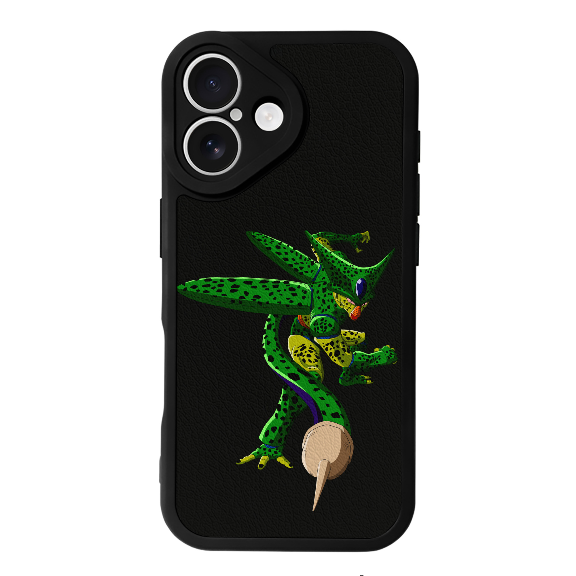 （画像用） ドラゴンボール セル DRAGON BALL Cell 【iPhone 16シリーズ対応】シリコンスマホケース（レザー調） 材質：シリコン